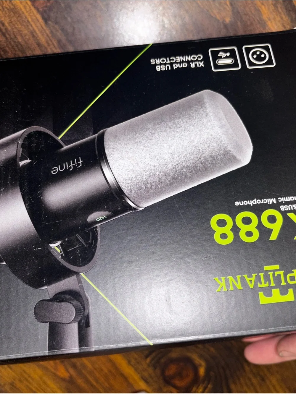 Black & Silver USB Condenser Microphone - K688
